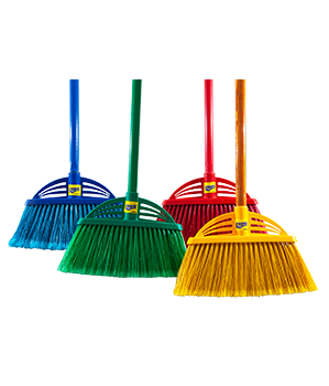 30cm soft sweeping broom – with handle