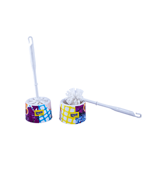 Printed Toilet Brush Set